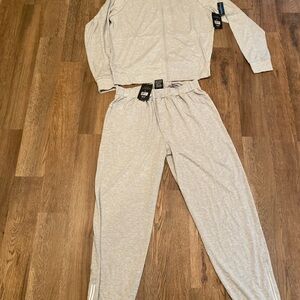 SET Blue Ice Men's Sweatshirt and STRETCHY JOGGER size L